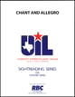 Chant and Allegro Concert Band sheet music cover